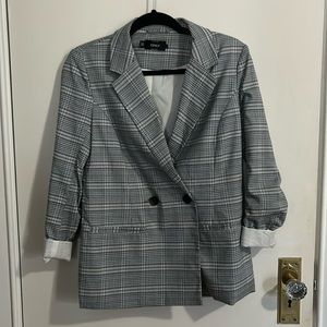 Only Plaid Blazer